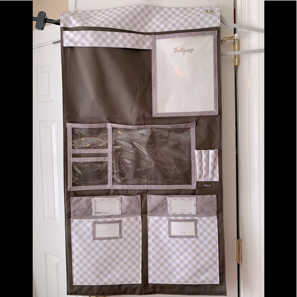 Thirty one wall organizer